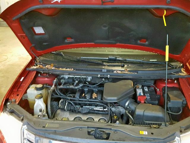 2FMDK49C98BA94126 - 2008 FORD EDGE LIMIT RED photo 7