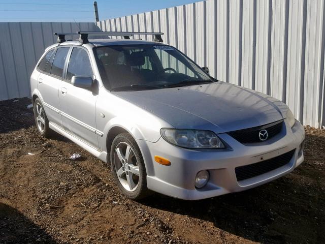 JM1BJ245331220335 - 2003 MAZDA PROTEGE PR SILVER photo 1