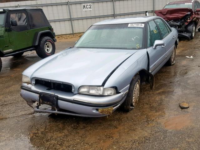 1G4HP52KXVH548229 - 1997 BUICK LESABRE CU BLUE photo 2