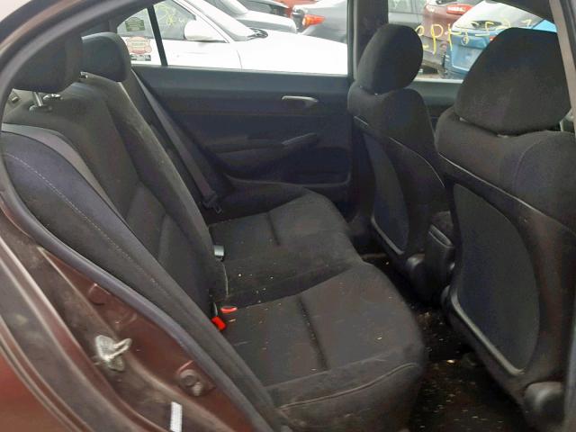 2HGFA15669H512950 - 2009 HONDA CIVIC LX-S 灰色 照片 6