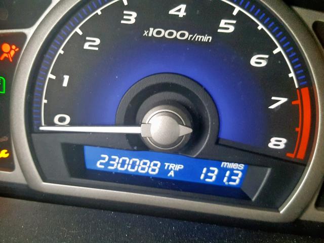 2HGFA15669H512950 - 2009 HONDA CIVIC LX-S 灰色 照片 8