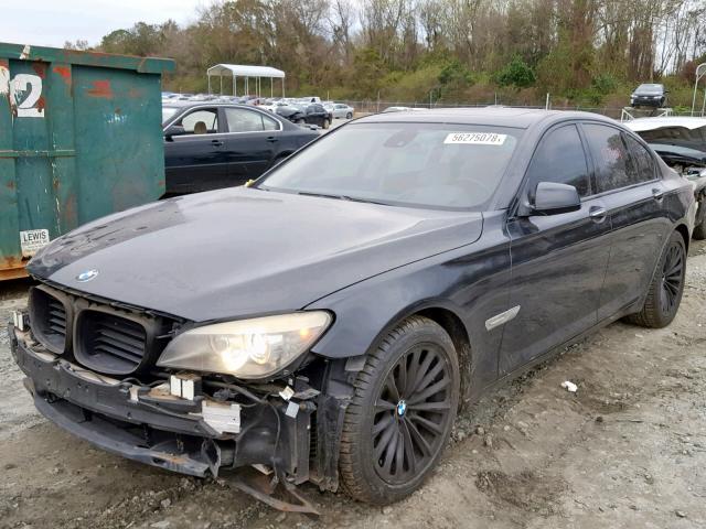 WBAKA83509CY34886 - 2009 BMW 750 I BLACK photo 2