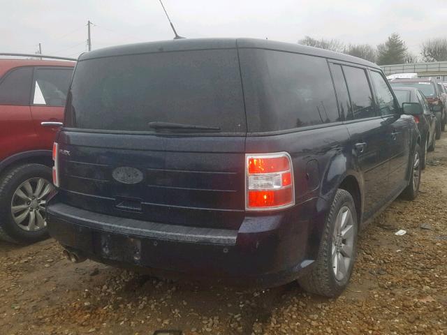 2FMDK51C99BA15170 - 2009 FORD FLEX SE BLUE photo 4