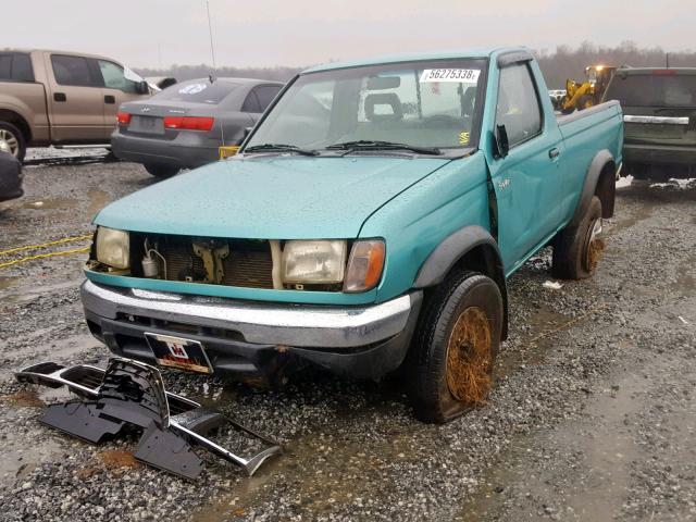 1N6DD21Y2WC334749 - 1998 NISSAN FRONTIER X GREEN photo 2