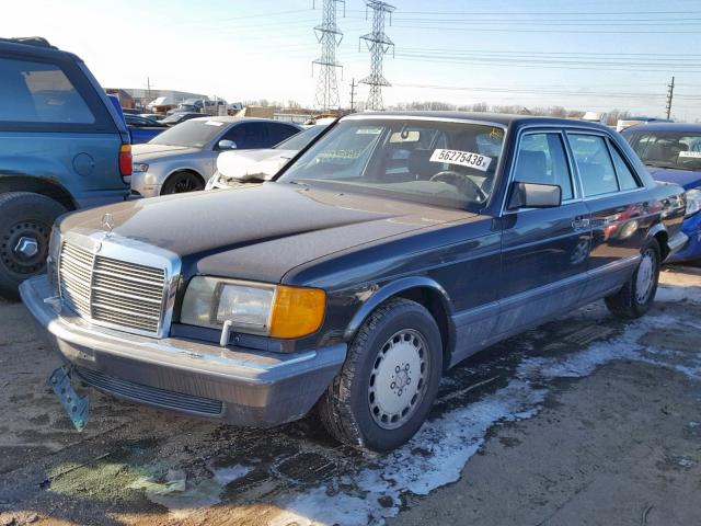 WDBCA25D8KA431327 - 1989 MERCEDES-BENZ 300 SEL BLACK photo 2