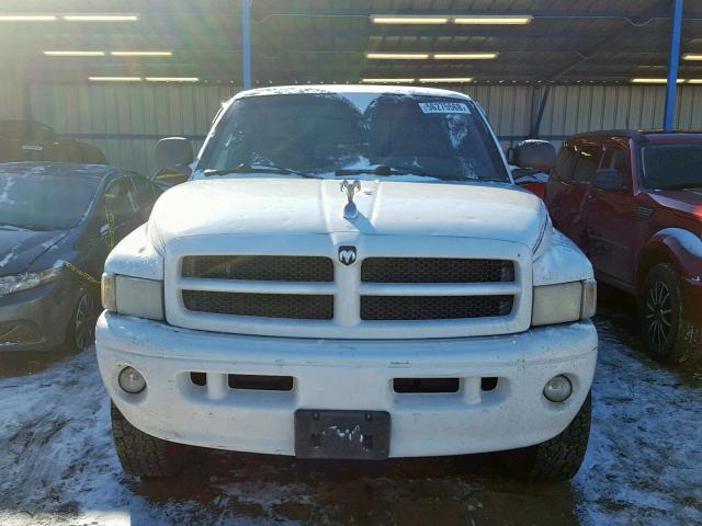 1B7KF2368XJ595574 - 1999 DODGE RAM 2500 WHITE photo 9