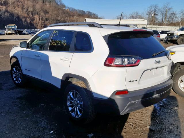 1C4PJMLB0KD118576 - 2019 JEEP CHEROKEE L WHITE photo 3