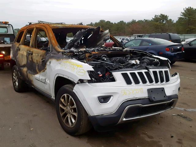 1C4RJFBG1EC211148 - 2014 JEEP GRAND CHER WHITE photo 1