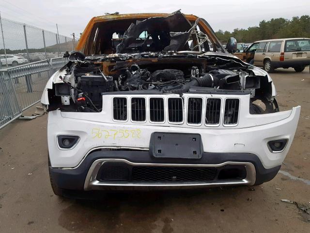 1C4RJFBG1EC211148 - 2014 JEEP GRAND CHER WHITE photo 9