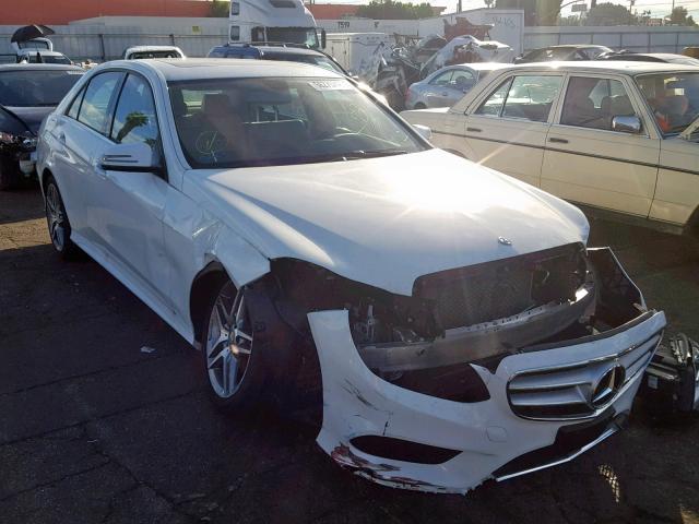 WDDHF5KBXGB301473 - 2016 MERCEDES-BENZ E 350 WHITE photo 1