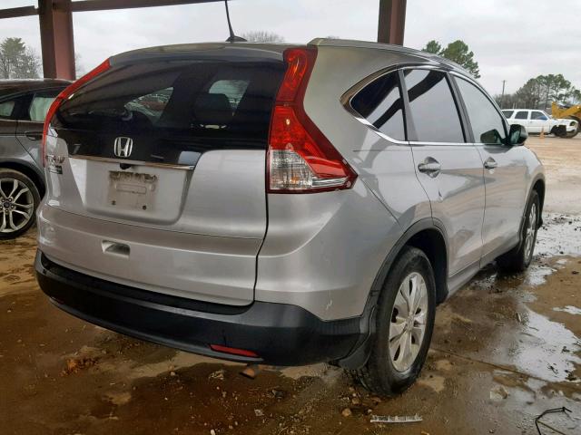 5J6RM3H76CL027361 - 2012 HONDA CR-V EXL SILVER photo 4