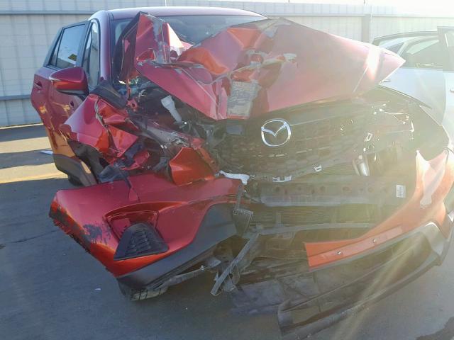 JM3KE2BE3F0546922 - 2015 MAZDA CX-5 SPORT RED photo 9