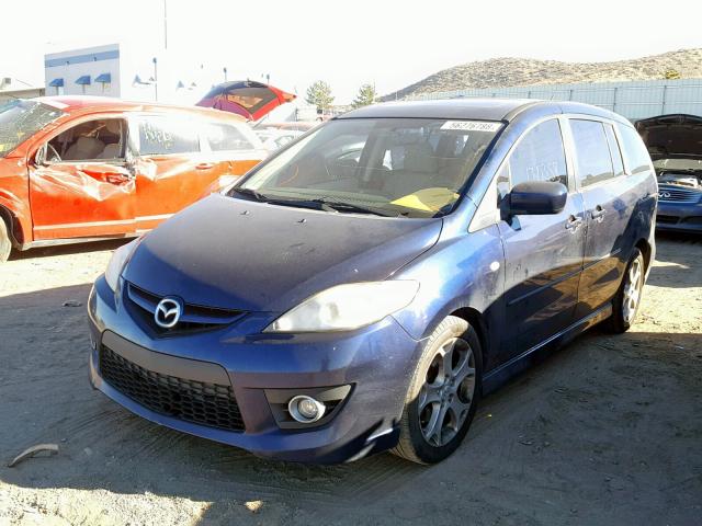 JM1CR293190336913 - 2009 MAZDA 5 BLUE photo 2