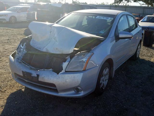 3N1AB6APXBL704423 - 2011 NISSAN SENTRA 2.0 SILVER photo 2