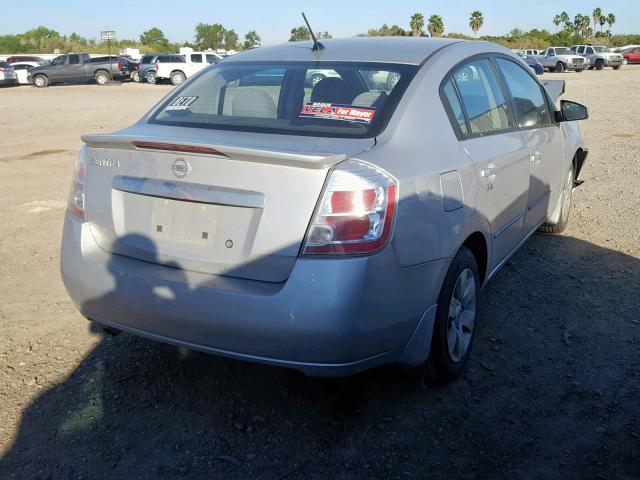 3N1AB6APXBL704423 - 2011 NISSAN SENTRA 2.0 SILVER photo 4