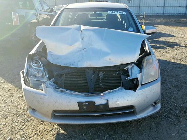 3N1AB6APXBL704423 - 2011 NISSAN SENTRA 2.0 SILVER photo 7