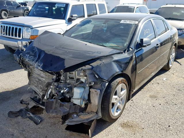 1G1ZB5E06CF345650 - 2012 CHEVROLET MALIBU LS 黑色 照片 2