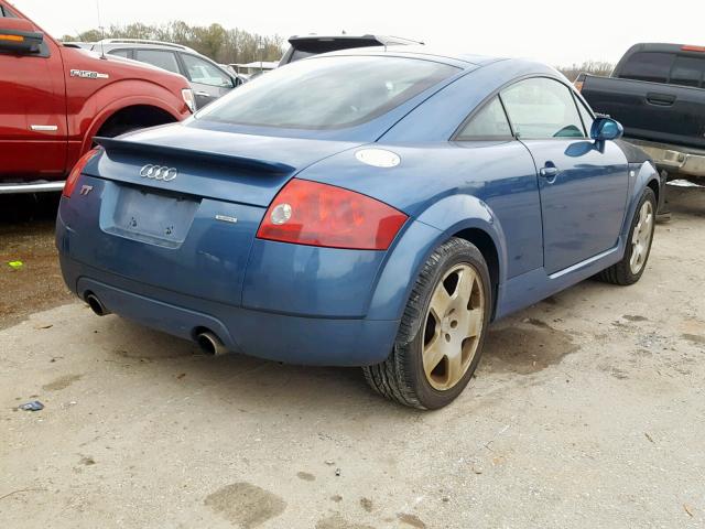 TRUWT28N611043689 - 2001 AUDI TT QUATTRO BLUE photo 4