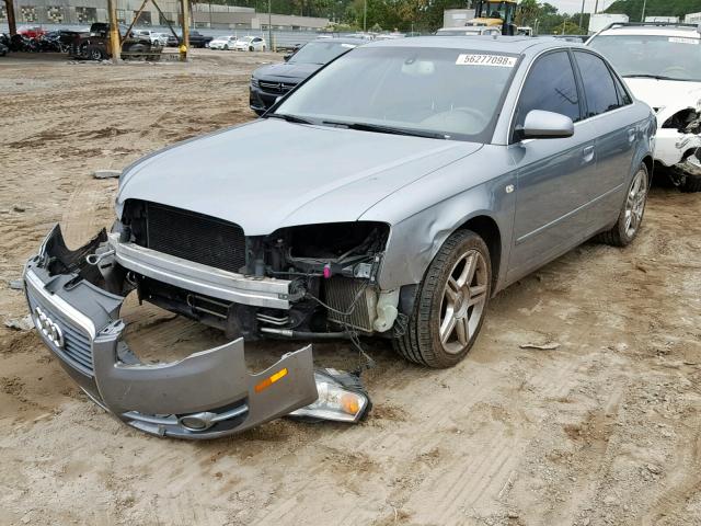 WAUDF78E96A254380 - 2006 AUDI A4 2.0T QU GRAY photo 2