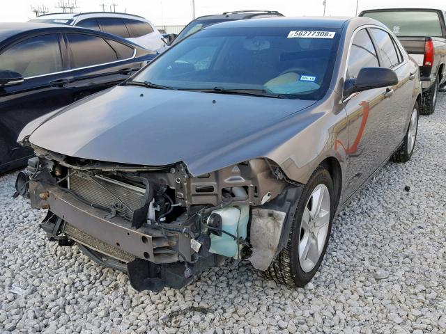 1G1ZB5E15BF185686 - 2011 CHEVROLET MALIBU LS GRAY photo 2