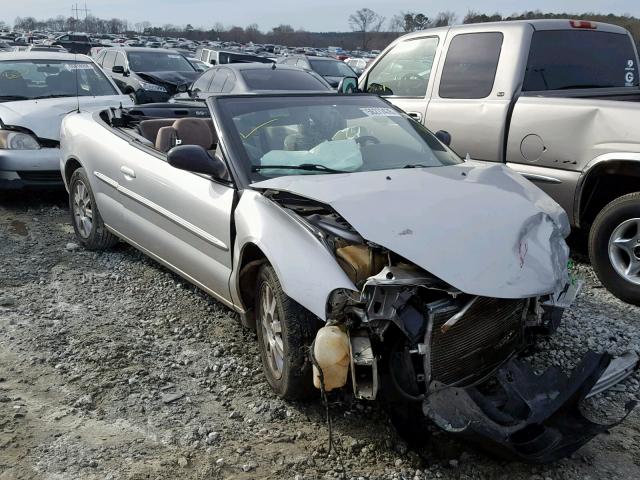 1C3EL75R05N595296 - 2005 CHRYSLER SEBRING GT SILVER photo 1