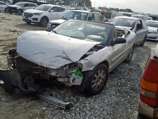 1C3EL75R05N595296 - 2005 CHRYSLER SEBRING GT SILVER photo 2