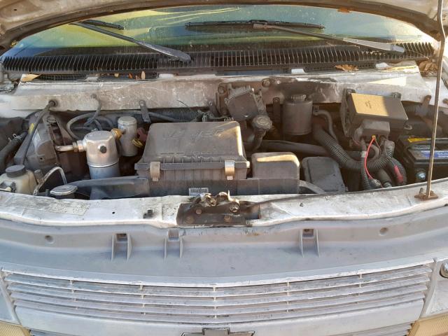 1GCDM19WX1B116038 - 2001 CHEVROLET ASTRO WHITE photo 7