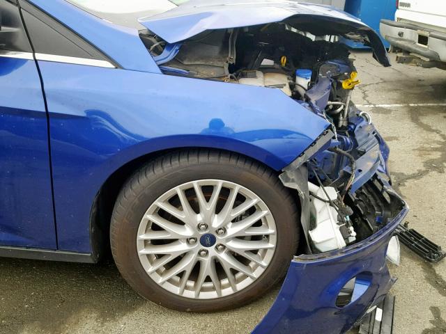 1FADP3N27EL442780 - 2014 FORD FOCUS TITA BLUE photo 9