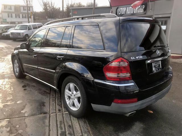 4JGBF71E87A162632 - 2007 MERCEDES-BENZ GL 450 4MA BLACK photo 3