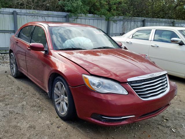 1C3BC1FB9BN584102 - 2011 CHRYSLER 200 TOURIN RED photo 1