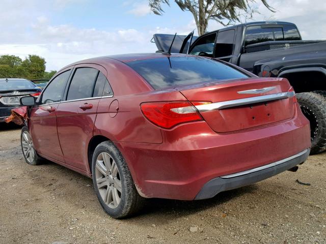 1C3BC1FB9BN584102 - 2011 CHRYSLER 200 TOURIN RED photo 3