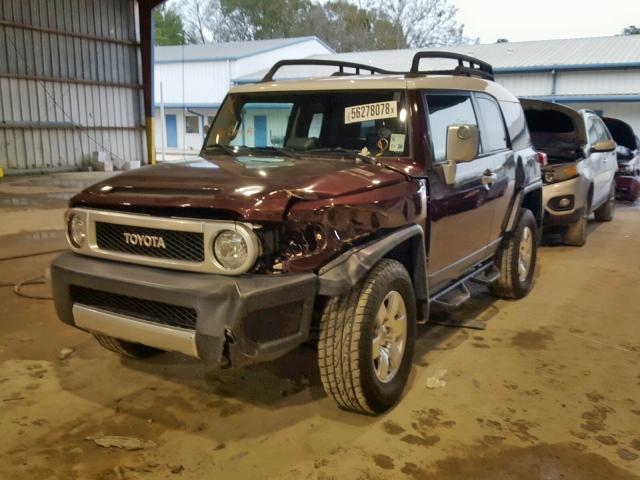 JTEBU11F870095127 - 2007 TOYOTA FJ CRUISER RED photo 2