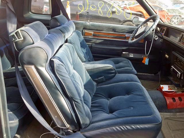 1G3GM47Y3GP403218 - 1986 OLDSMOBILE CUTLASS SU BLUE photo 5