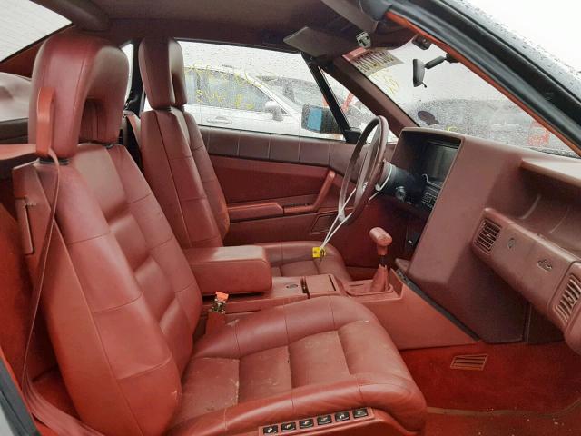 1G6VR3172HU100147 - 1987 CADILLAC ALLANTE SILVER photo 5