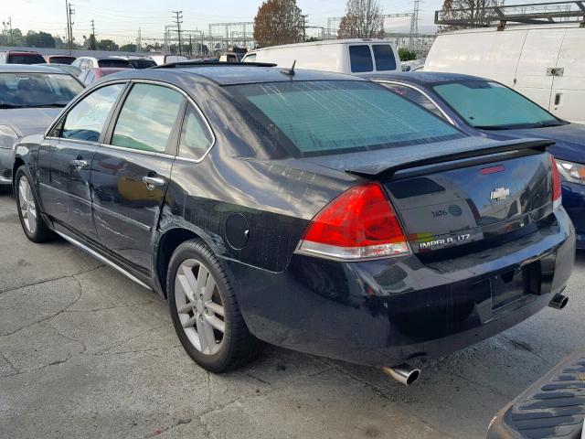 2G1WC5E39D1231855 - 2013 CHEVROLET IMPALA LTZ BLACK photo 3