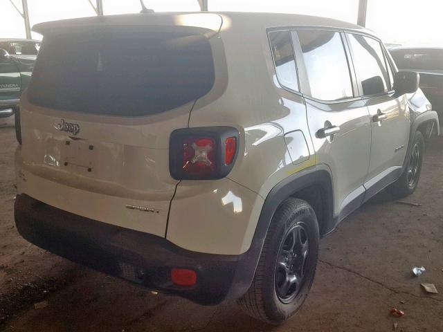 ZACCJAAT3GPE37973 - 2016 JEEP RENEGADE S 白色 照片 4
