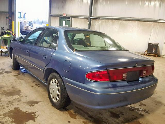 2G4WS52M9W1434184 - 1998 BUICK CENTURY CU BLUE photo 3