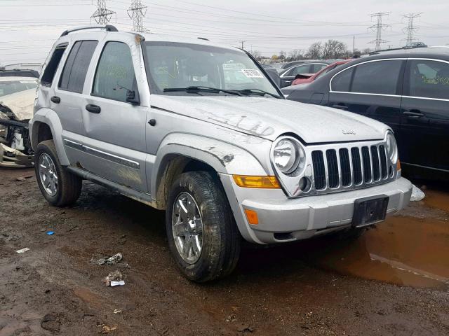 1J8GL58KX5W707936 - 2005 JEEP LIBERTY LI SILVER photo 1