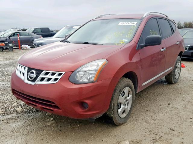 JN8AS5MT9FW655509 - 2015 NISSAN ROGUE SELE RED photo 2
