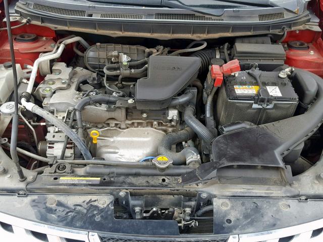 JN8AS5MT9FW655509 - 2015 NISSAN ROGUE SELE RED photo 7