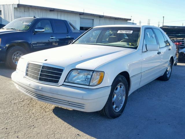 WDBGA32E0TA310166 - 1996 MERCEDES-BENZ S 320W WHITE photo 2