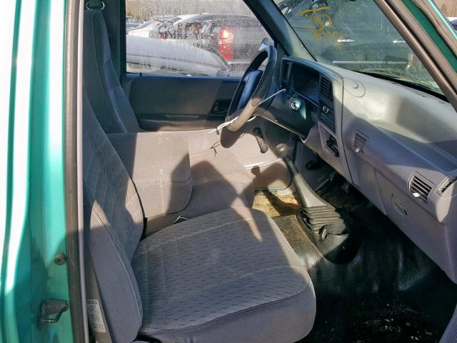 1FTCR10U4PTA07859 - 1993 FORD RANGER GREEN photo 5