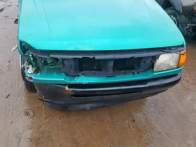 1FTCR10U4PTA07859 - 1993 FORD RANGER GREEN photo 7