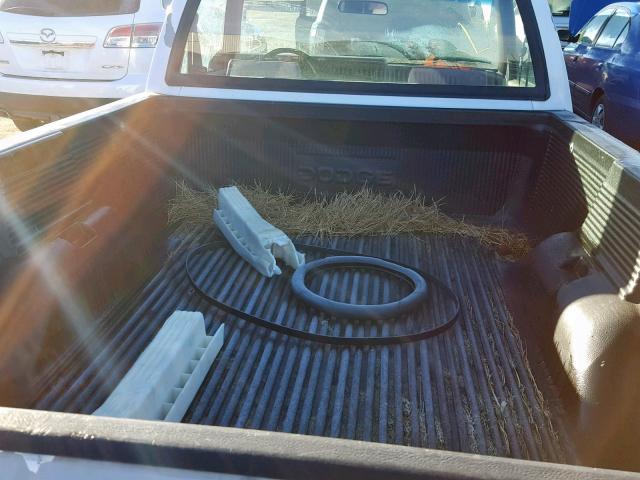 1B7FL26PXTS654790 - 1996 DODGE DAKOTA WHITE photo 6