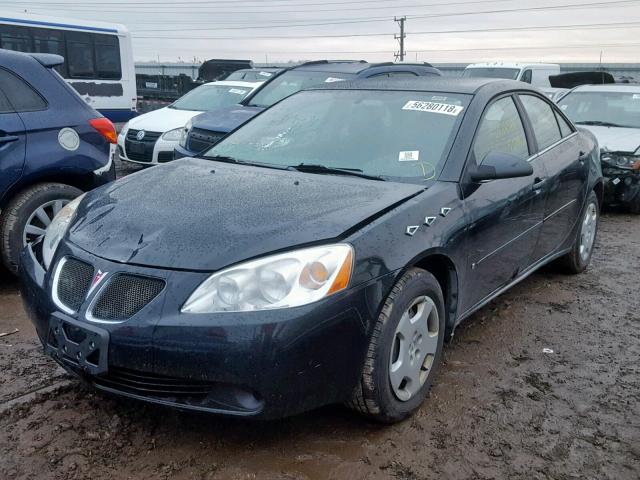 1G2ZF55B764275027 - 2006 PONTIAC G6 SE BLACK photo 2