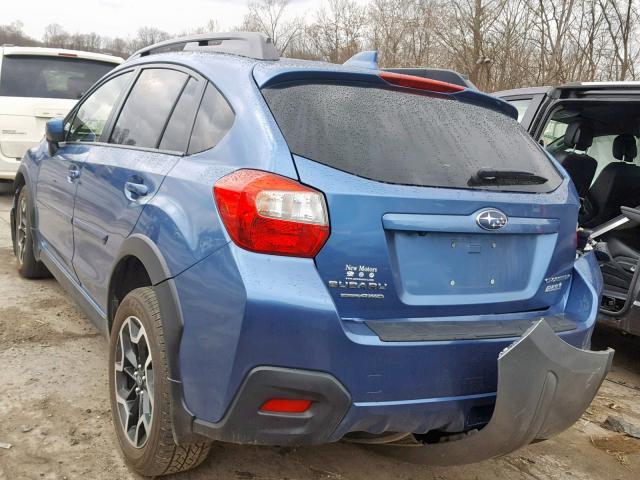 JF2GPADC0GH345868 - 2016 SUBARU CROSSTREK BLUE photo 3