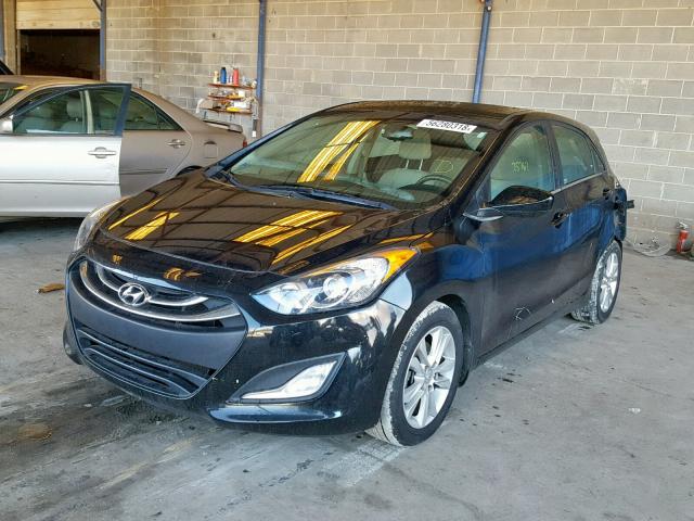 KMHD35LE3DU072222 - 2013 HYUNDAI ELANTRA GT BLACK photo 2