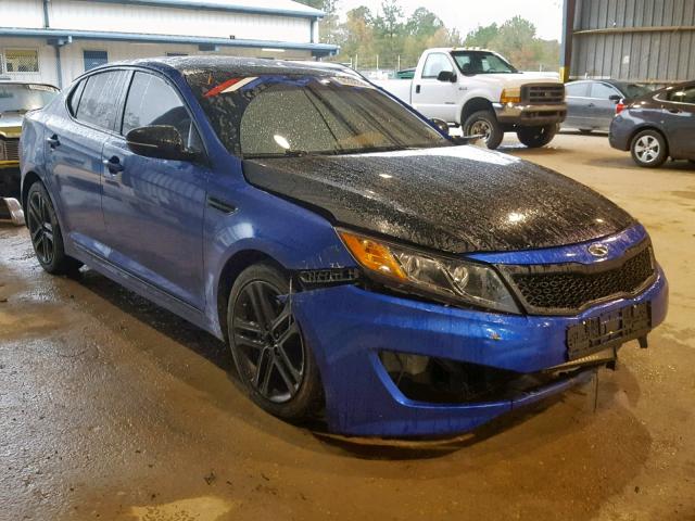 5XXGR4A62DG135709 - 2013 KIA OPTIMA SX BLUE photo 1