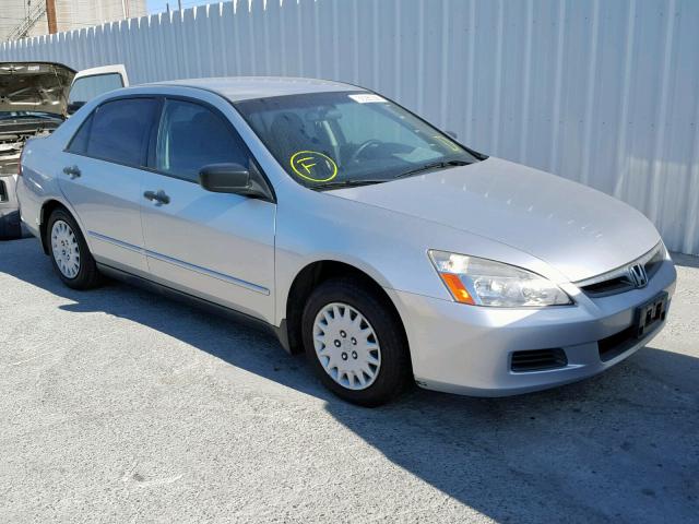 JHMCM56127C014973 - 2007 HONDA ACCORD VAL SILVER photo 1