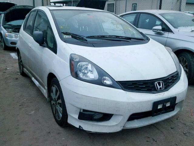 JHMGE8H51CS007707 - 2012 HONDA FIT SPORT WHITE photo 1